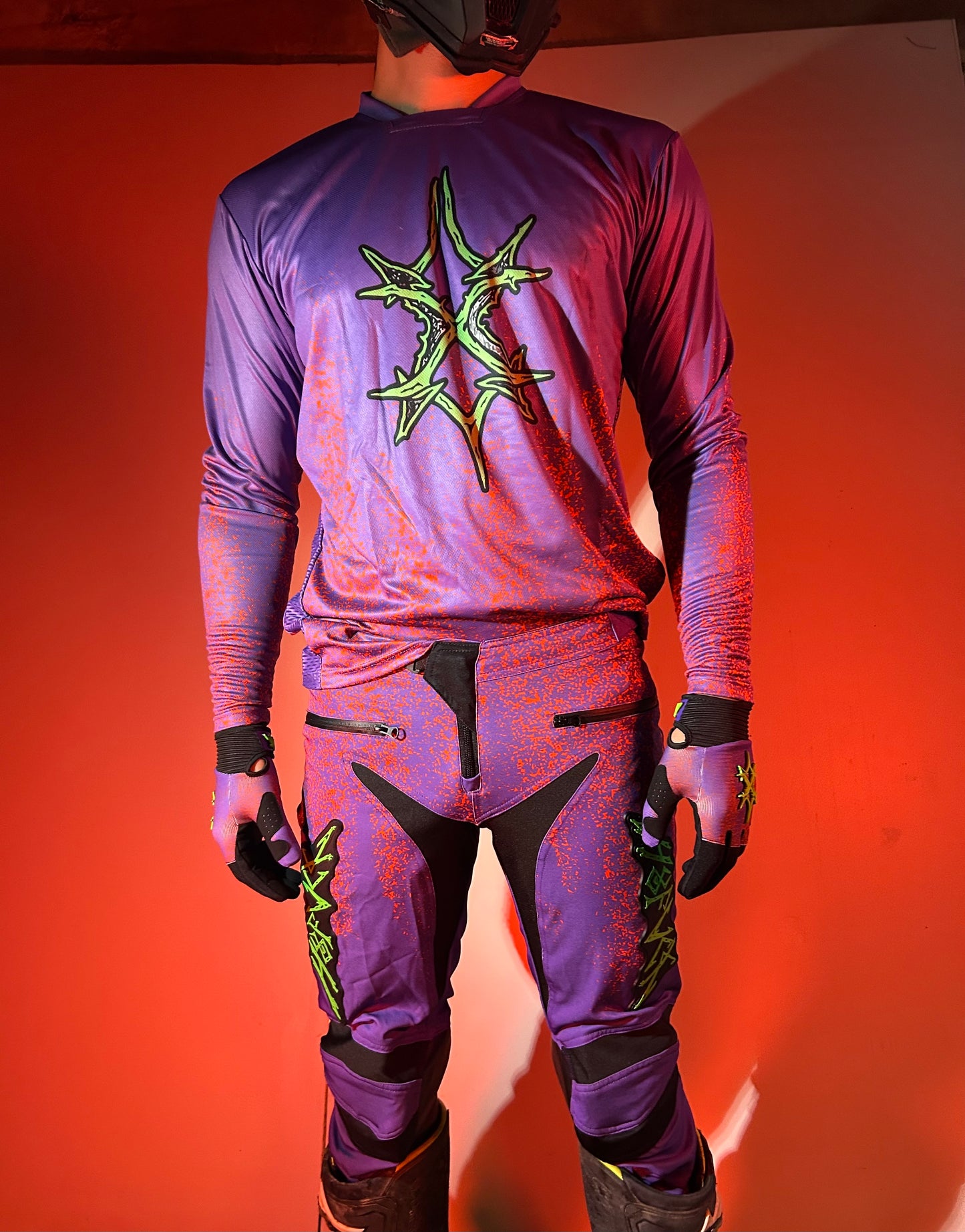 H8CROSS BVRN Full Kit Green/Purple Mens